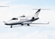 Learjet business jet